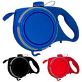 Multifunction Pet Dog Leash with Builtin Water Bottle Bowl Waste Bag Dispenser for Outdoor Walking Traction Rope Pet Accessories